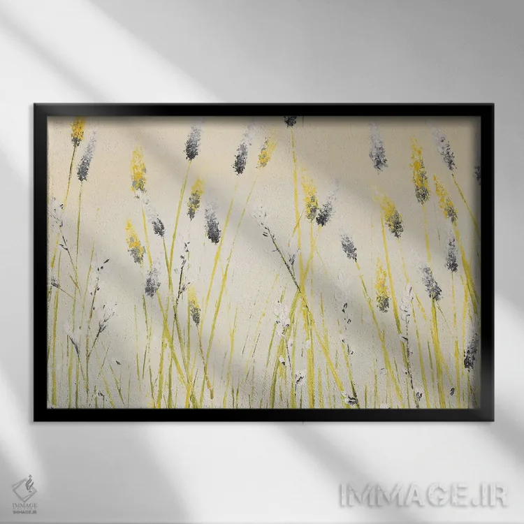 تابلو مزرعهٔ بوگبین (گیاه دارویی) اثر اما کوگلن - نمای قابدار مشکی