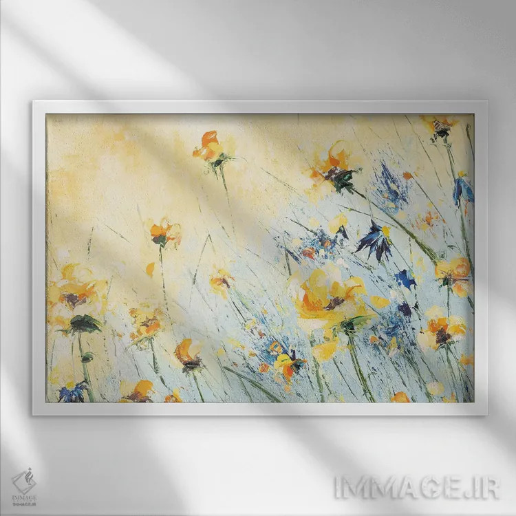 تابلو ساختهام مرا باترکاپ (نام ترانه) اثر اما کوگلن - نمای قابدار سفید