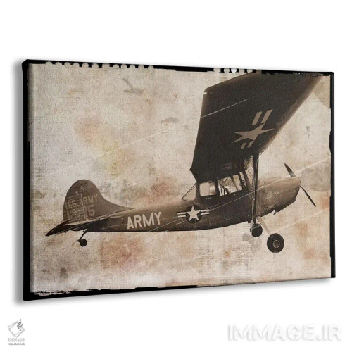 تابلو هواپیمای ارتشی اثر ارین کلارک - نمای پرسپکتیو محصول