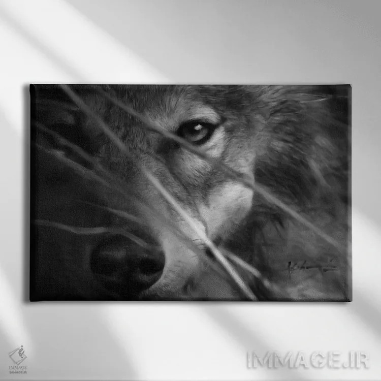 تابلو پنهان اثر جف اچواریا - نمای روبهرو روی دیوار