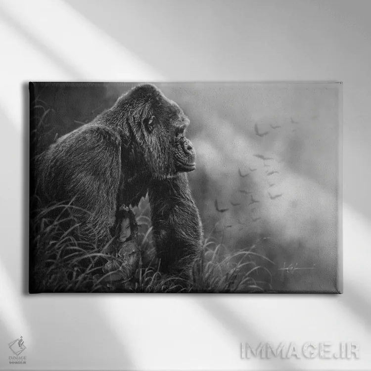 تابلو لیلی سنت کلود اثر جف اچواریا - نمای روبهرو روی دیوار
