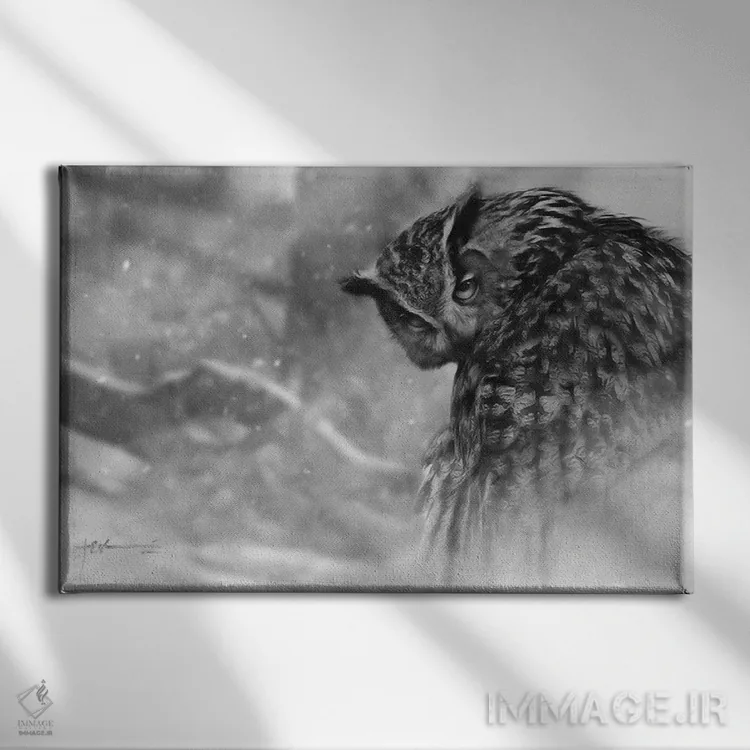 تابلو روح تپه گاو اثر جف اچواریا - نمای روبهرو روی دیوار