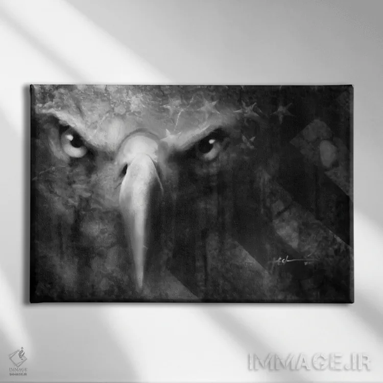 تابلو به خاطر شجاعان اثر جف اچواریا - نمای روبهرو روی دیوار