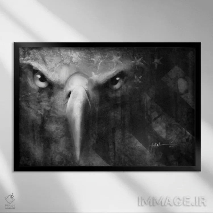 تابلو به خاطر شجاعان اثر جف اچواریا - نمای قابدار مشکی