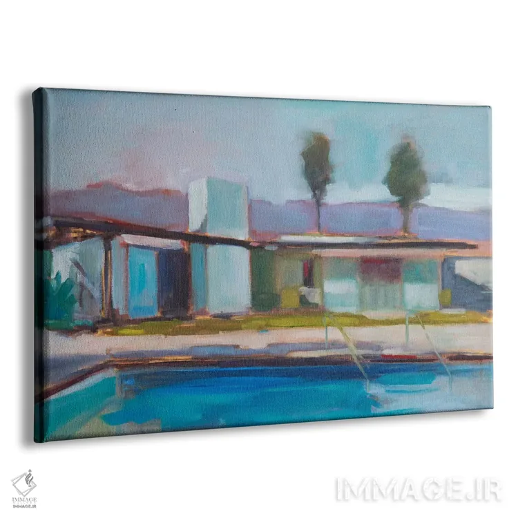 تابلو استخر اثر اددی باربینی - نمای پرسپکتیو محصول