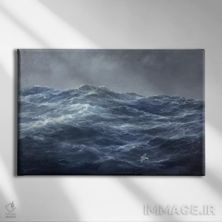 تابلو راه مرغ دریایی اثر ریچارد ویلیس - نمای روبهرو روی دیوار