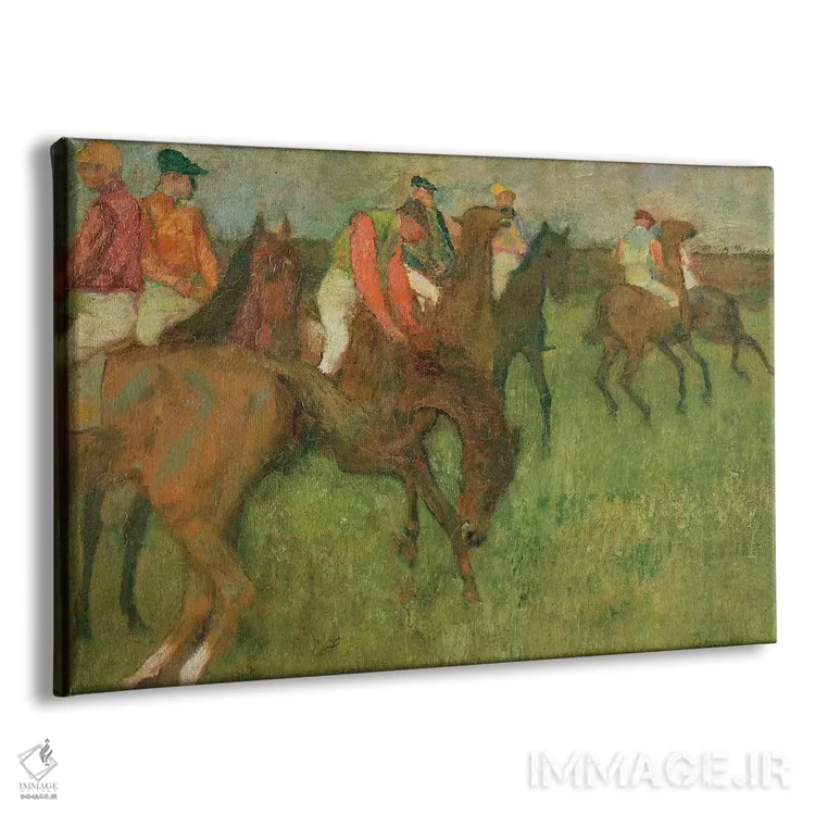 تابلو اسبدوانها، ۱۸۸۶-۱۸۹۰ اثر ادگار دگا (نقاش و مجسمهساز فرانسوی) - نمای پرسپکتیو محصول