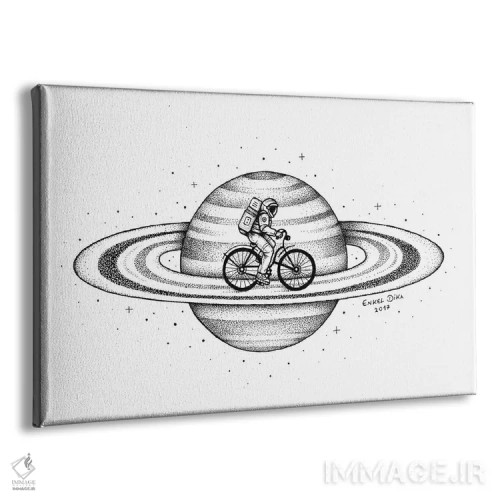 تابلو سفر فضایی ۱ اثر انکل دیکا - نمای پرسپکتیو محصول