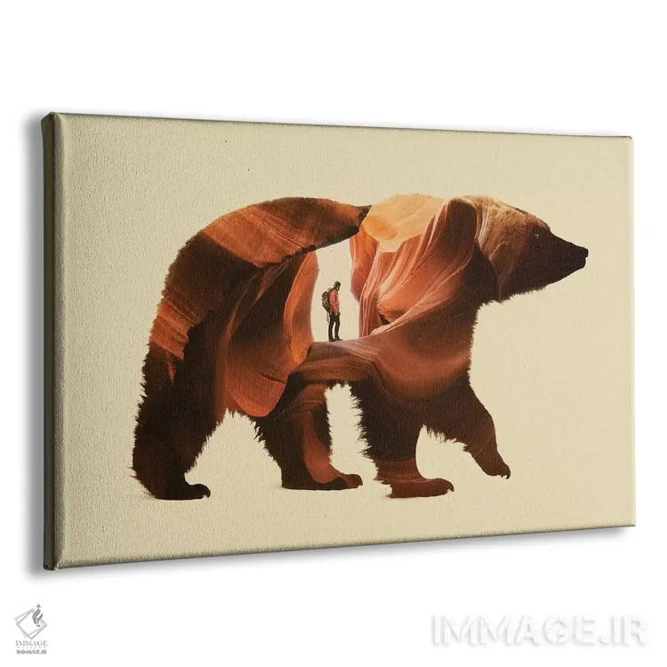 تابلو یکی با طبیعت اثر انکل دیکا - نمای پرسپکتیو محصول