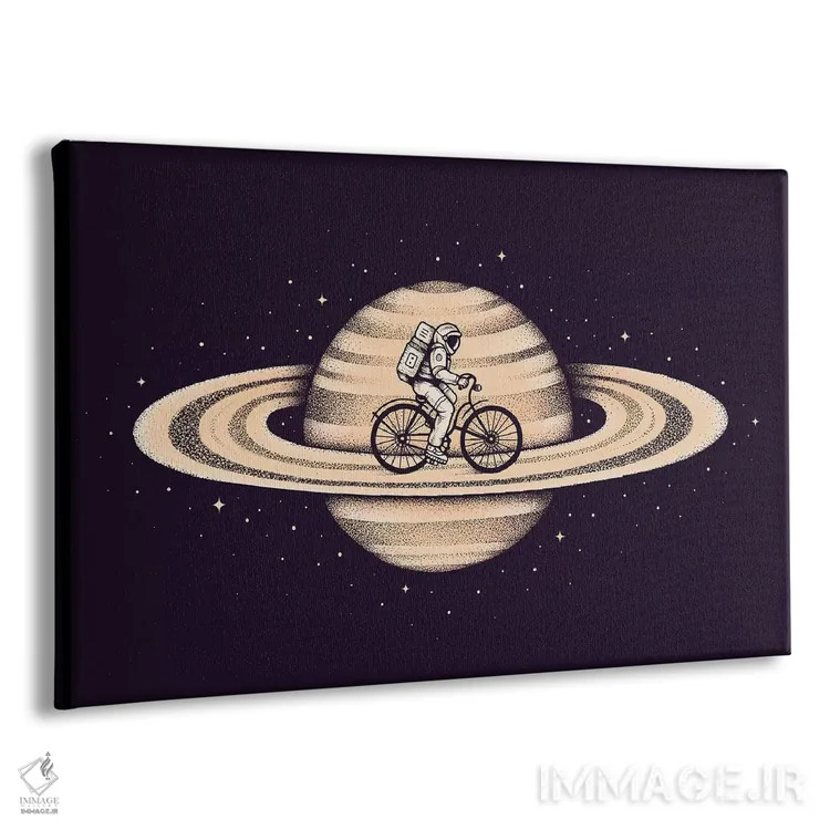 تابلو سفر فضایی ۲ اثر انکل دیکا - نمای پرسپکتیو محصول