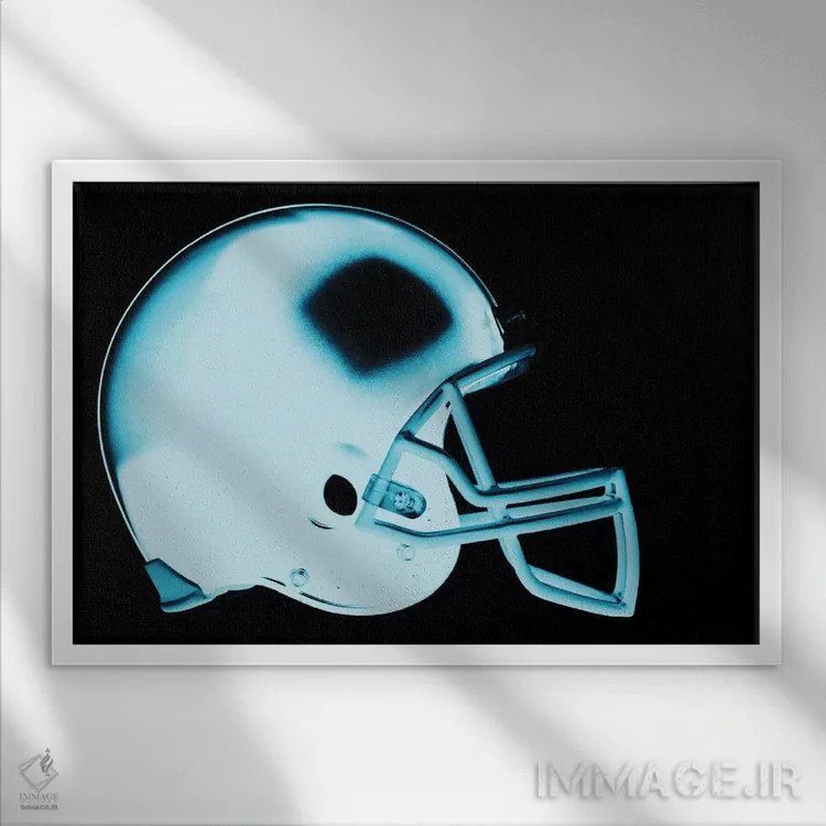 تابلو کلاه ایمنی اثر فایو بای فایو کالکتیو - نمای قابدار سفید