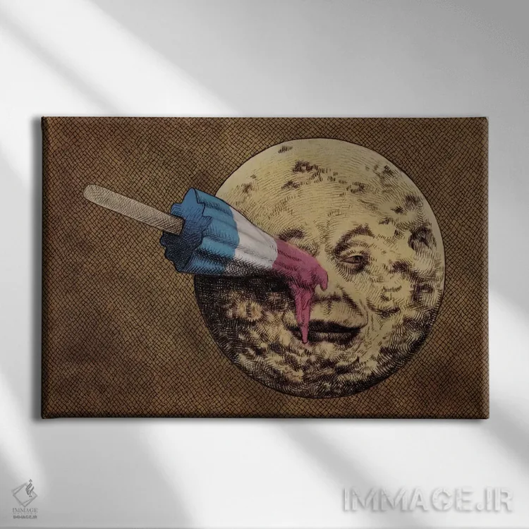 تابلو سفر تابستانی اثر اریک فن - نمای روبهرو روی دیوار