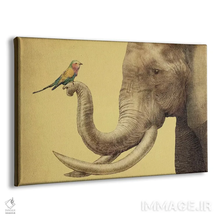 تابلو یک دوست جدید اثر اریک فن - نمای پرسپکتیو محصول