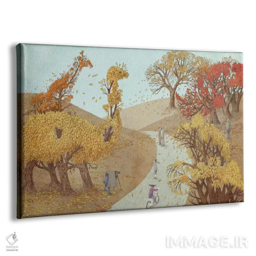 تابلو پارک پاییزی اثر اریک فن - نمای پرسپکتیو محصول