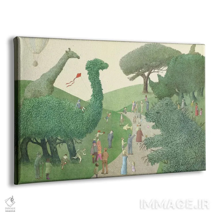 تابلو پارک تابستانی اثر اریک فن - نمای پرسپکتیو محصول