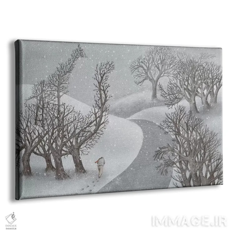 تابلو پارک زمستانی اثر اریک فن - نمای پرسپکتیو محصول