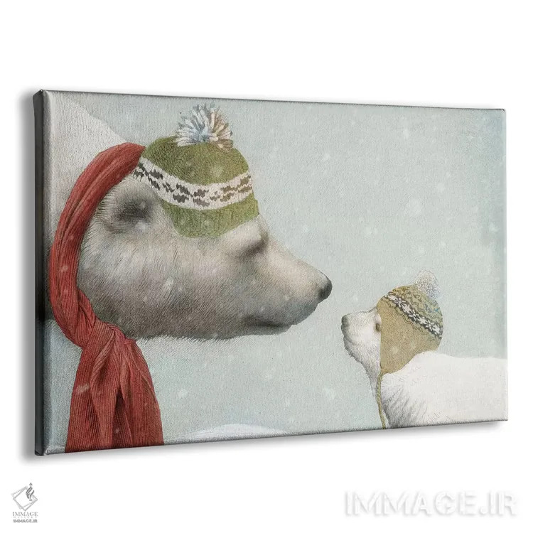 تابلو اولین زمستان اثر اریک فن - نمای پرسپکتیو محصول