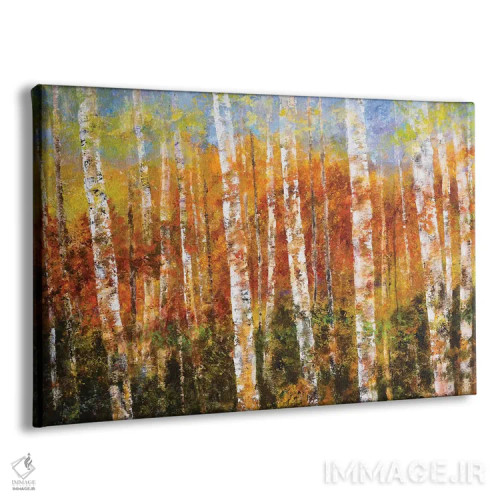 تابلو منظره پاییزی اثر ادیت گرین - نمای پرسپکتیو محصول
