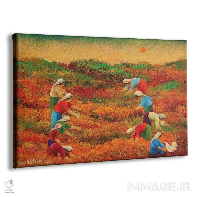 تابلو روبرو اثر امین گولر - نمای پرسپکتیو محصول