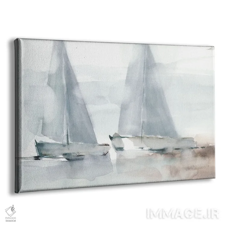 تابلو بادبانهای مهآلود (قسمت اول) اثر اتان هارپر - نمای پرسپکتیو محصول