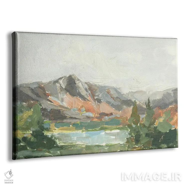 تابلو کوههای زنگزده (قسمت اول) اثر اتان هارپر - نمای پرسپکتیو محصول