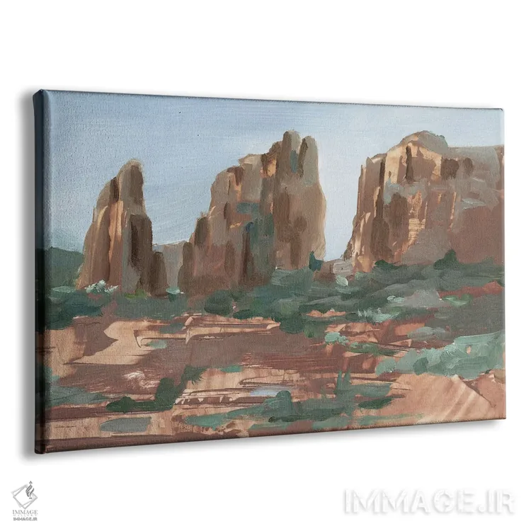 تابلو شکلگیری صخره غربی (قسمت دوم) اثر اتان هارپر - نمای پرسپکتیو محصول