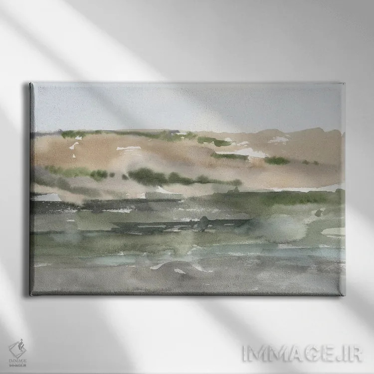 تابلو واحه در دره (قسمت دوم) اثر اتان هارپر - نمای روبهرو روی دیوار