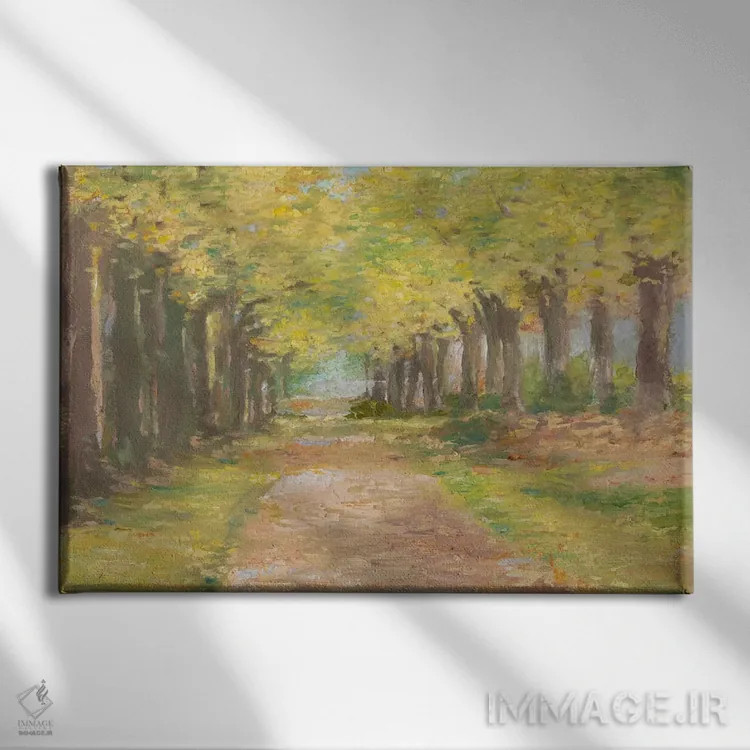 تابلو مسیر پاییزی (قسمت سوم) اثر اتان هارپر - نمای روبهرو روی دیوار