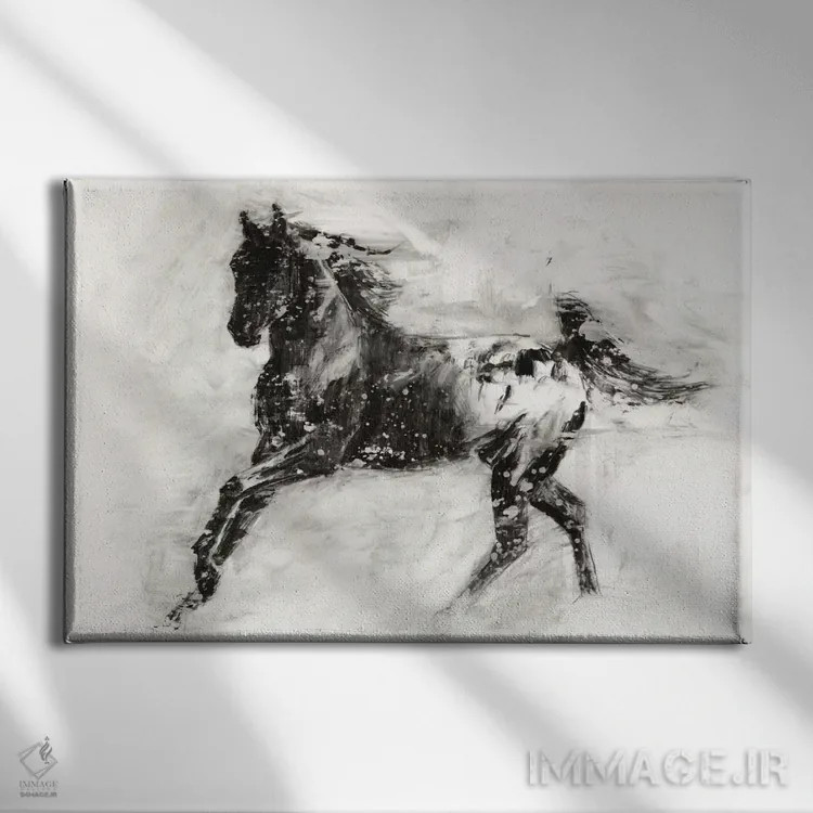 تابلو آپالوسای روستایی (قسمت دوم) اثر اتان هارپر - نمای روبهرو روی دیوار