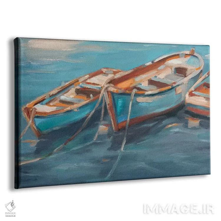 تابلو قایقهای پارویی بستهشده I اثر اتان هارپر - نمای پرسپکتیو محصول