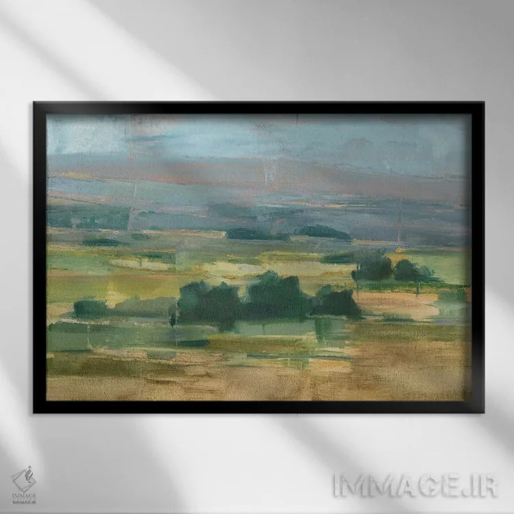 تابلو نمای دره II اثر اتان هارپر - نمای قابدار مشکی