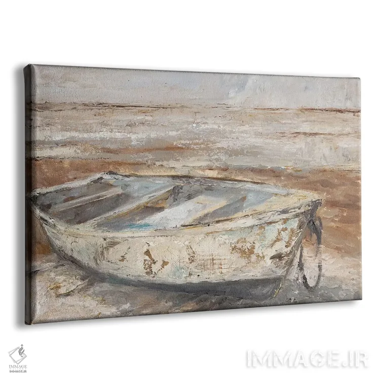 تابلو قایق پارویی فرسوده I اثر اتان هارپر - نمای پرسپکتیو محصول