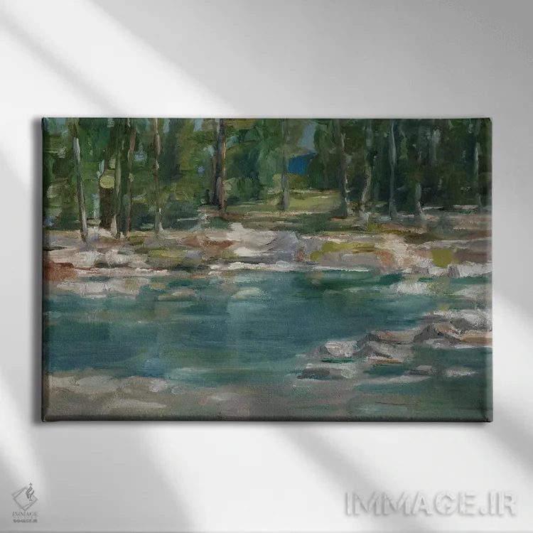 تابلو دریاچه شمال غربی I اثر اتان هارپر - نمای روبهرو روی دیوار