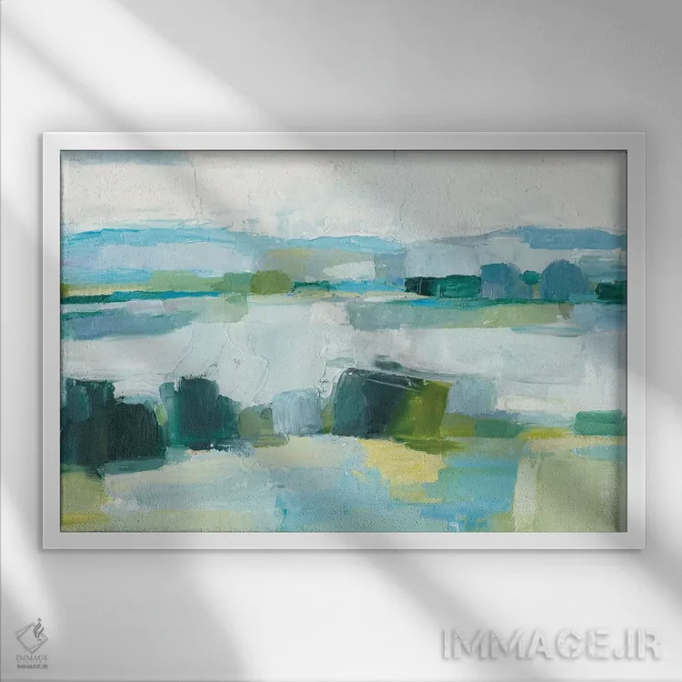 تابلو تابستان خنک I اثر اتان هارپر - نمای قابدار سفید