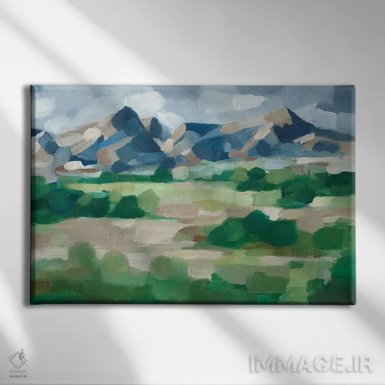 تابلو دره بلو ریج II (آمریکا) اثر اتان هارپر - نمای روبهرو روی دیوار