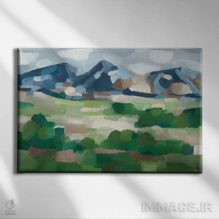 تابلو دره بلو ریج I (آمریکا) اثر اتان هارپر - نمای روبهرو روی دیوار