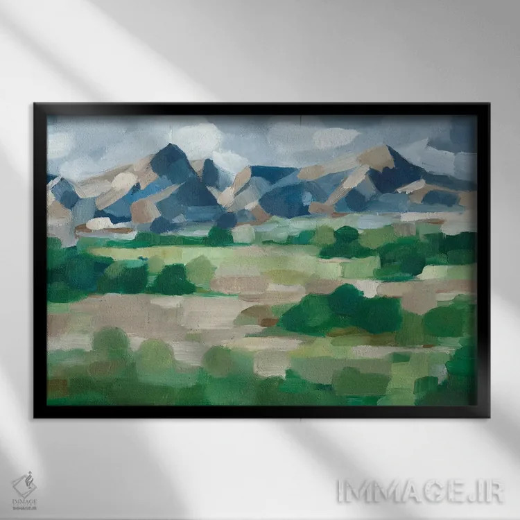 تابلو دره بلو ریج II (آمریکا) اثر اتان هارپر - نمای قابدار مشکی