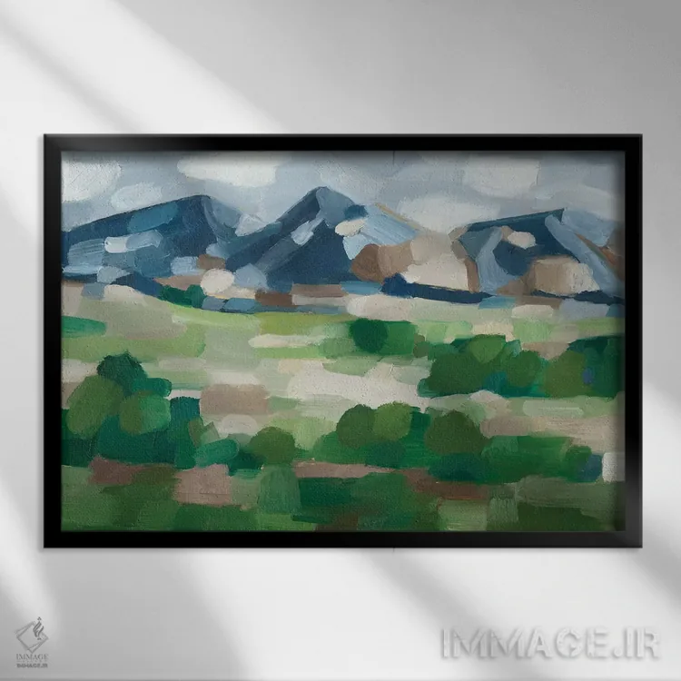 تابلو دره بلو ریج I (آمریکا) اثر اتان هارپر - نمای قابدار مشکی