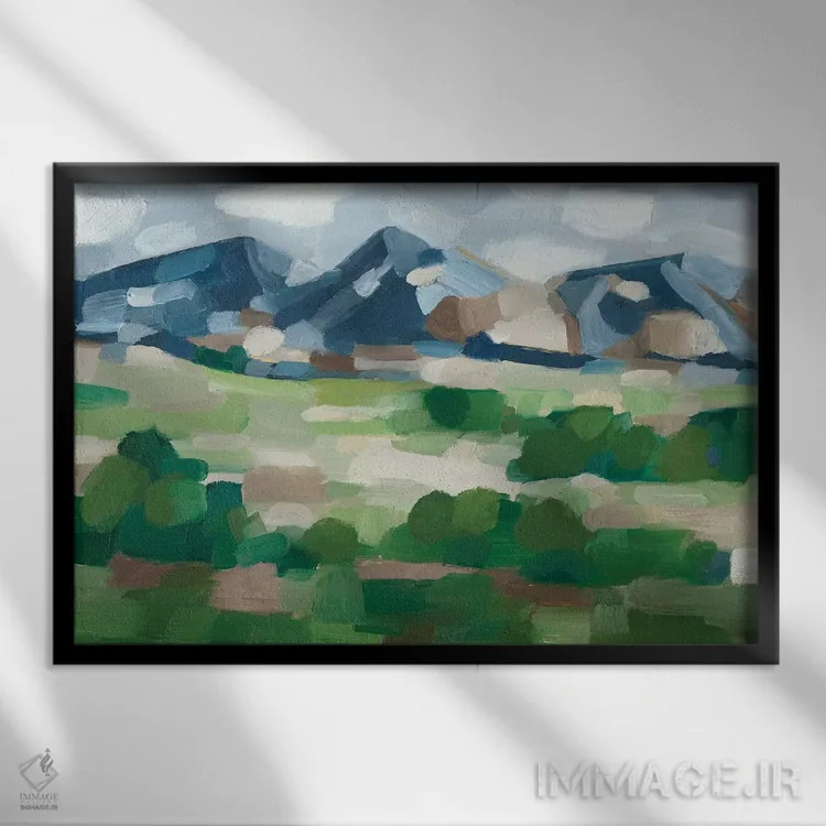 تابلو دره بلو ریج I (آمریکا) اثر اتان هارپر - نمای قابدار مشکی