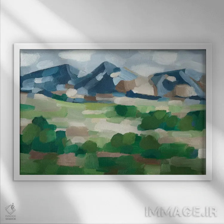 تابلو دره بلو ریج I (آمریکا) اثر اتان هارپر - نمای قابدار سفید