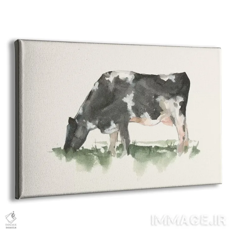 تابلو حیوان مزرعه در حال چرا II اثر اتان هارپر - نمای پرسپکتیو محصول