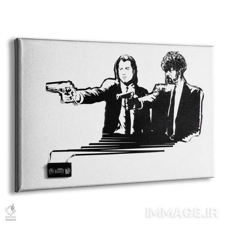 تابلو داستان عامهپسند (فیلم) اثر اریکا آیریس - نمای پرسپکتیو محصول