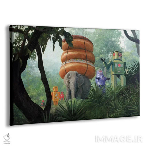 تابلو بر فراز کوه ببر اثر اریک جوینر - نمای پرسپکتیو محصول