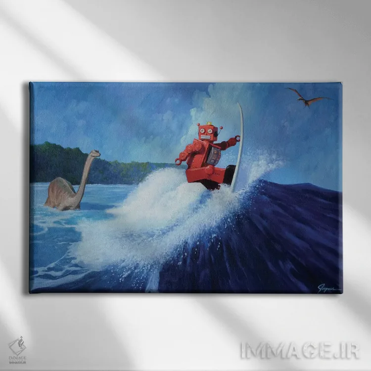 تابلو جو موجسوار اثر اریک جوینر - نمای روبهرو روی دیوار