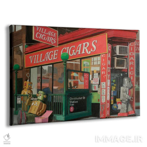 تابلو شناسان هنر ۲ اثر اریک جوینر - نمای پرسپکتیو محصول