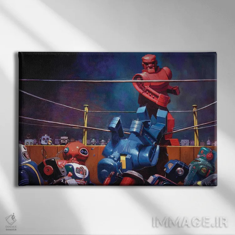 تابلو جوراب روک اثر اریک جوینر - نمای روبهرو روی دیوار