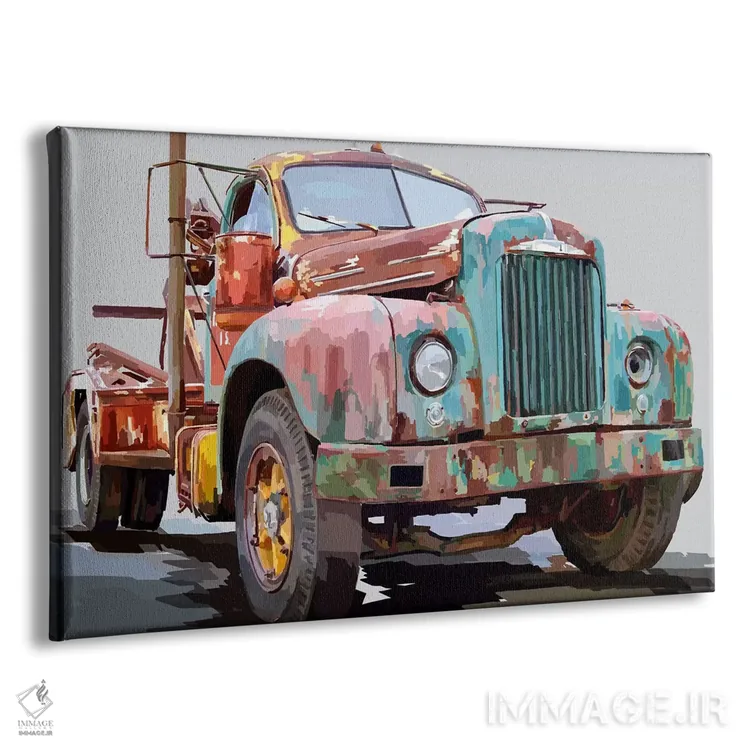 تابلو کامیون قدرتمند I اثر امیلی کالینا - نمای پرسپکتیو محصول