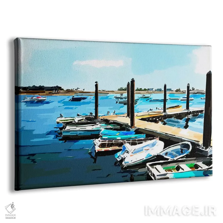 تابلو قایقهای پرجسارت V اثر امیلی کالینا - نمای پرسپکتیو محصول