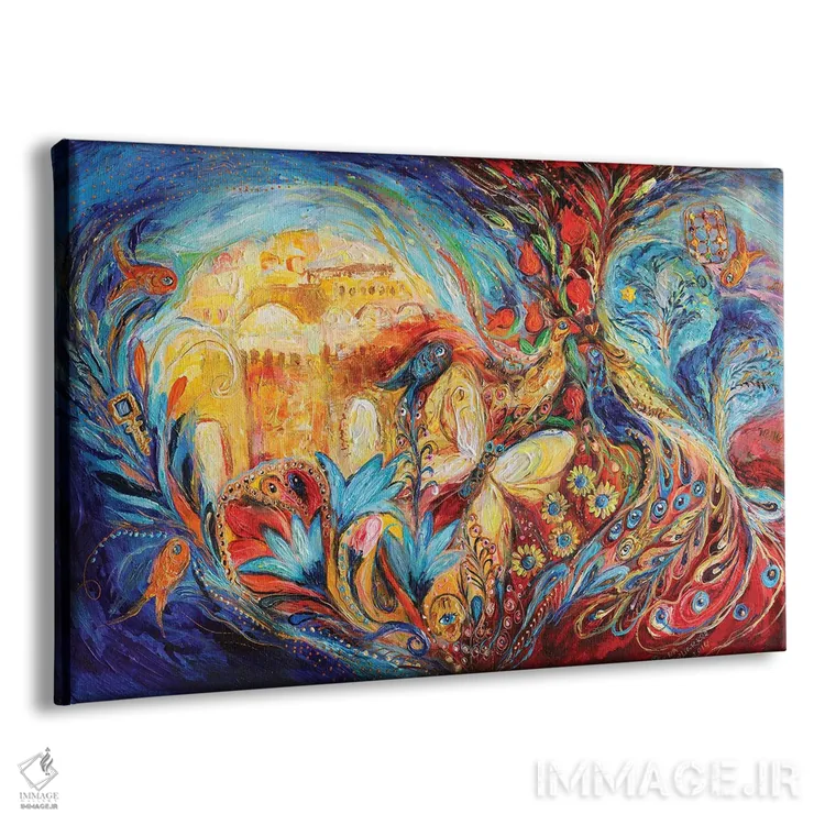 تابلو آسمان شهر ابدی III اثر النا کوتلیارکر - نمای پرسپکتیو محصول