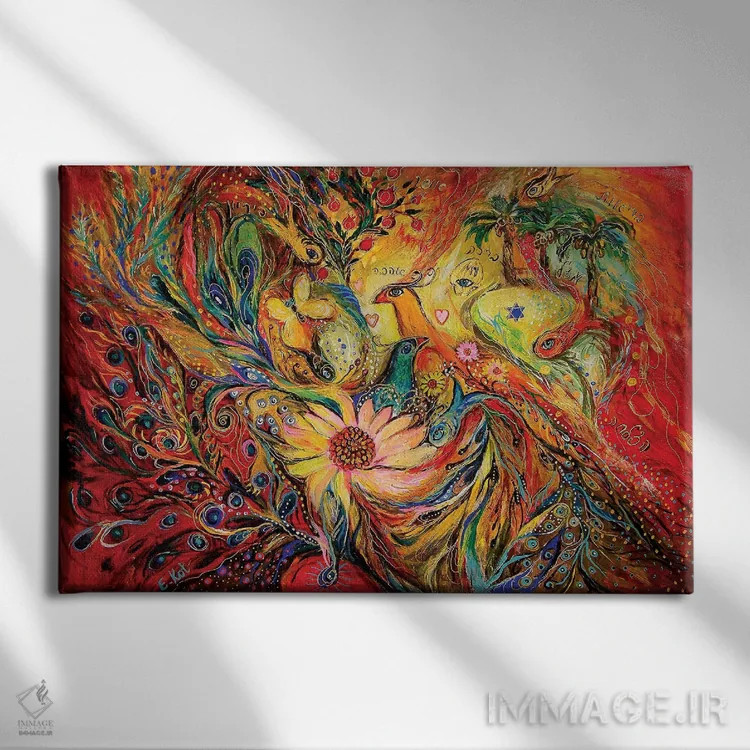 تابلو واحه اثر النا کوتلیارکر - نمای روبهرو روی دیوار
